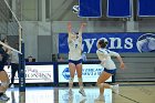 VB vs MHC  Wheaton Women's Volleyball vs Mount Holyoke College. - Photo by Keith Nordstrom : Wheaton, Volleyball, VB